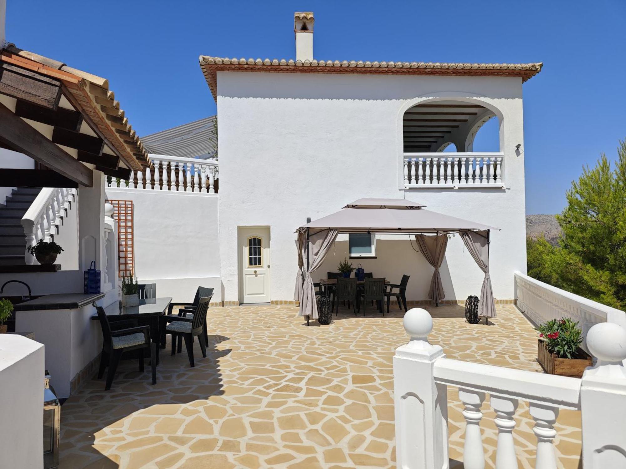 Villa"Kacper"Cerca De Gandia ,Con Vistas Al Mar Y Montanas ,Piscina 8-10 Personas Ador Eksteriør billede